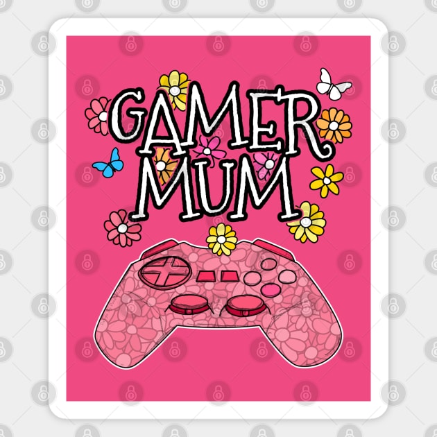 Mother's Day Gamer Mom Video Games Magnet by doodlerob
